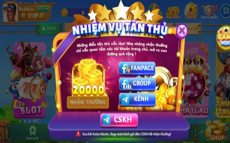 Nhận thẻ VIP với mức thưởng lên đến 800K